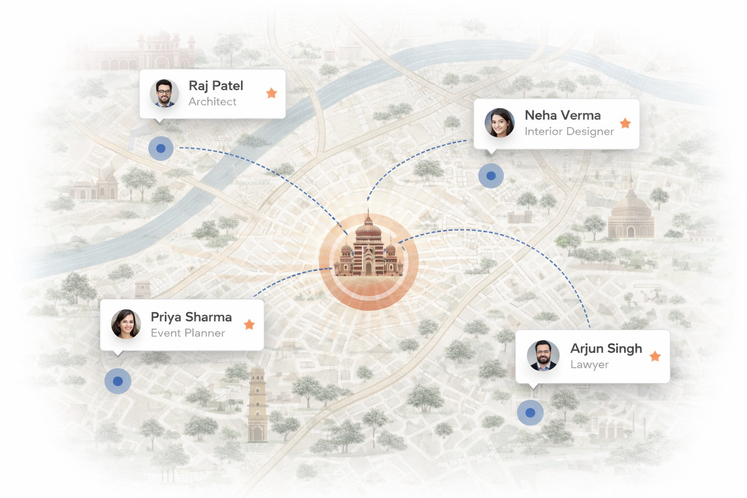 Get matched with the professionals